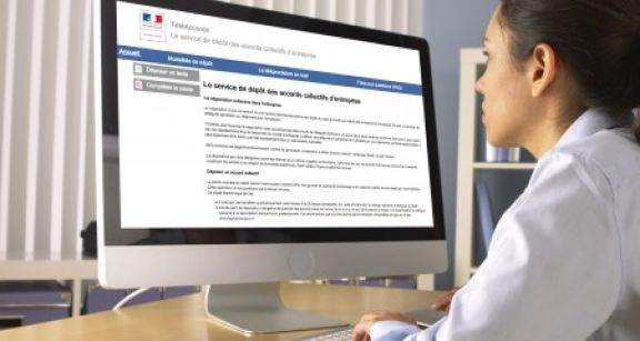 Le d&eacute;p&ocirc;t des accords d’entreprise se fait par Internet
