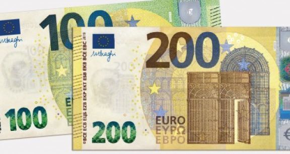De nouveaux billets de 100 € et 200 € &agrave; compter du 28 mai