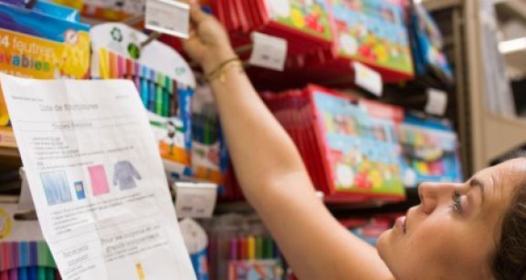Fournitures scolaires : un co&ucirc;t moyen de 199,60 € par enfant