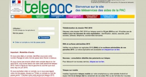 Report de la date limite de d&eacute;p&ocirc;t des d&eacute;clarations Pac