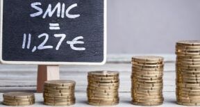 Le Smic fix&eacute; &agrave; 11,27 € en 2023