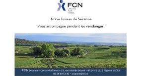 Le bureau de S&eacute;zanne vous accompagne pendant les vendanges !