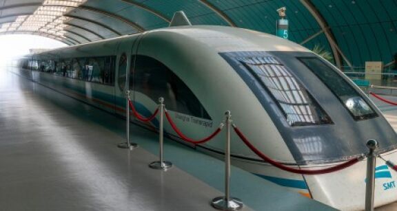 Un premier test concluant de train magn&eacute;tique sur rails classiques